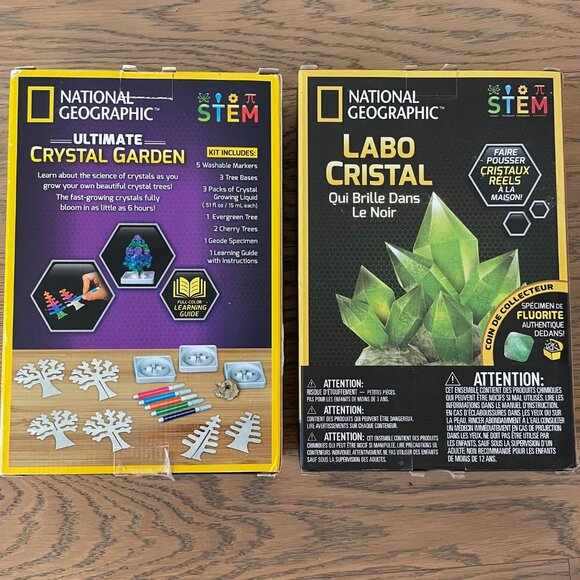 Lot of 2 National Geographic Crystal Growing Kits, 8+ yrs - Picture 3 of 7